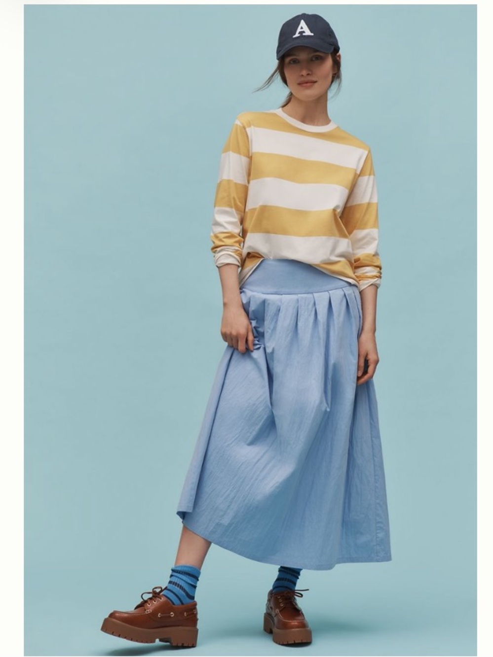 Clare V Striped Long Sleeve Tee NWT